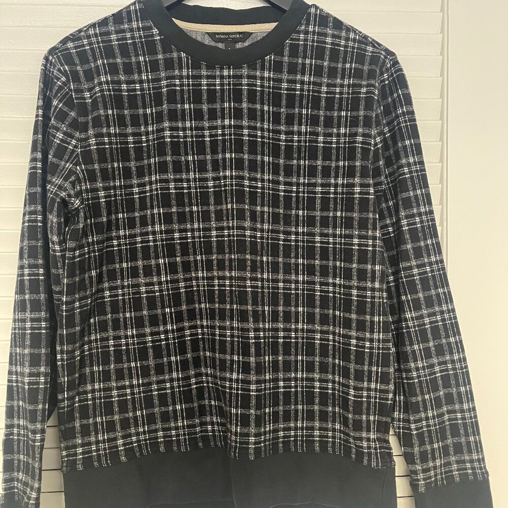 Plaid Pullover Sweater Banana Republic EUC Men’s
